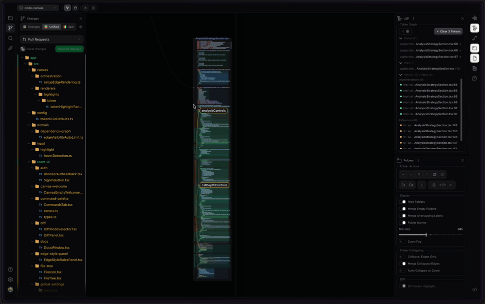 Code Canvas running in VS Code